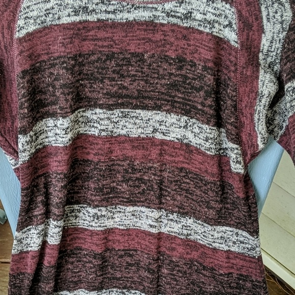 Light striped sweater dress - Picture 2 of 2